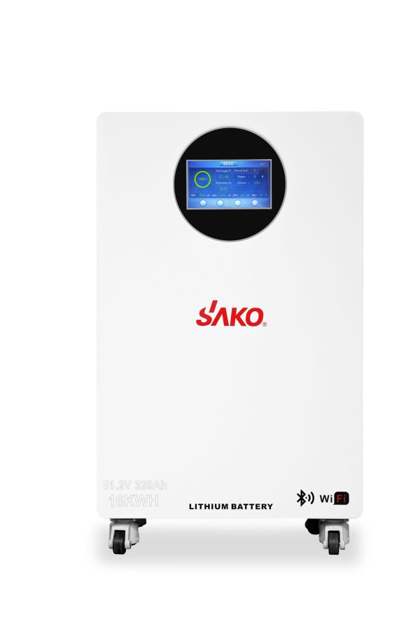 باتری لیتیومی 51.2 ولت، 320 آمپرساعت، دیپ سایکل، برند ساکو، مدل Li-Sun SK-51.2V 320Ah