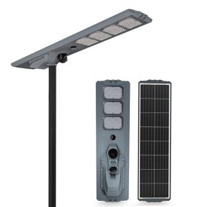 چراغ خیابانی خورشیدی 100 وات، برند Newsky، مدل MJ-SSO100C