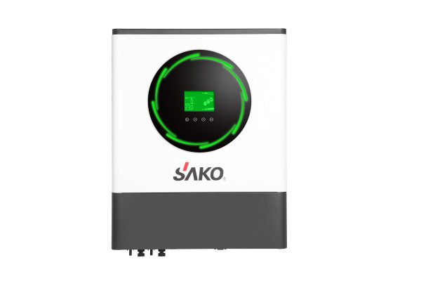 اینورتر خورشیدی هیبرید تک فاز 11 کیلووات، 48 ولت، 150 آمپر، برند ساکو، مدل SUNPOLO 11KW