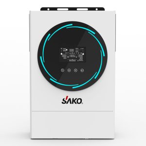 اینورتر خورشیدی هیبرید تک فاز 6 کیلووات، 48 ولت، 120 آمپر، برند ساکو، مدل SUNPOLO 6KW