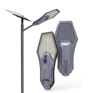 چراغ خیابانی خورشیدی 1800 وات، برند Newsky، مدل X1pro-1800W