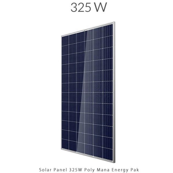 پنل خورشیدی 325 وات پلی کریستال برند MANA ENERGYSolar Panel 325W Poly Mana Energy Pak